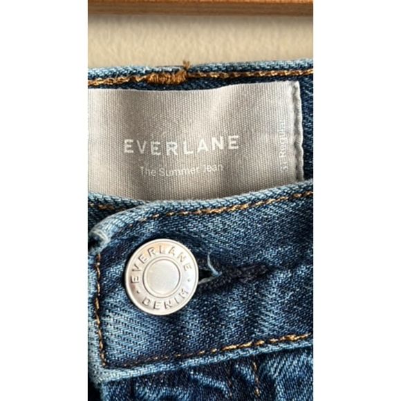 EVERLANE Super Soft “ Summer Jean” Med Wash Denim size 31‎ - Picture 5 of 7